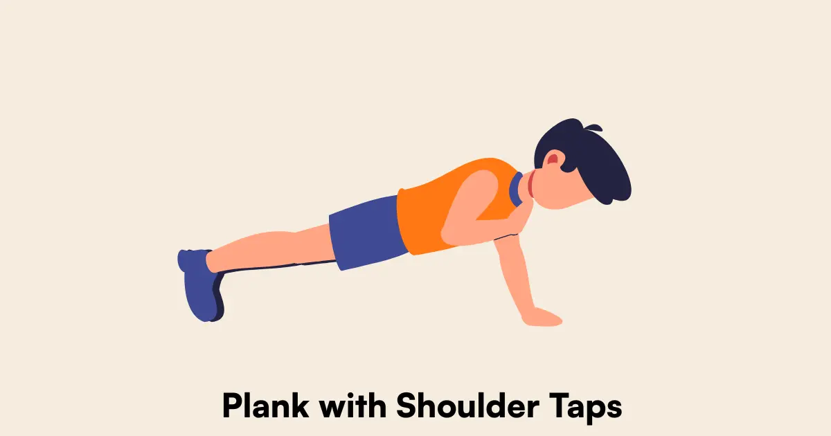 Plank with Shoulder Taps