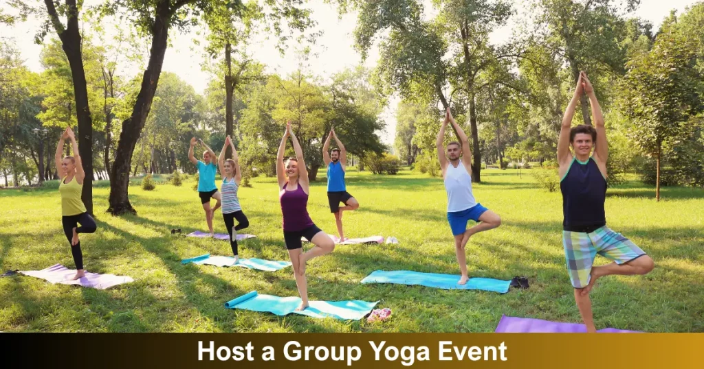 Host A Group Yoga Event