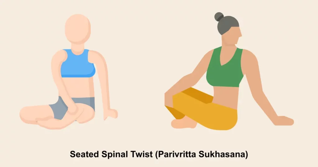 Seated Spinal Twist (Parivritta Sukhasana)