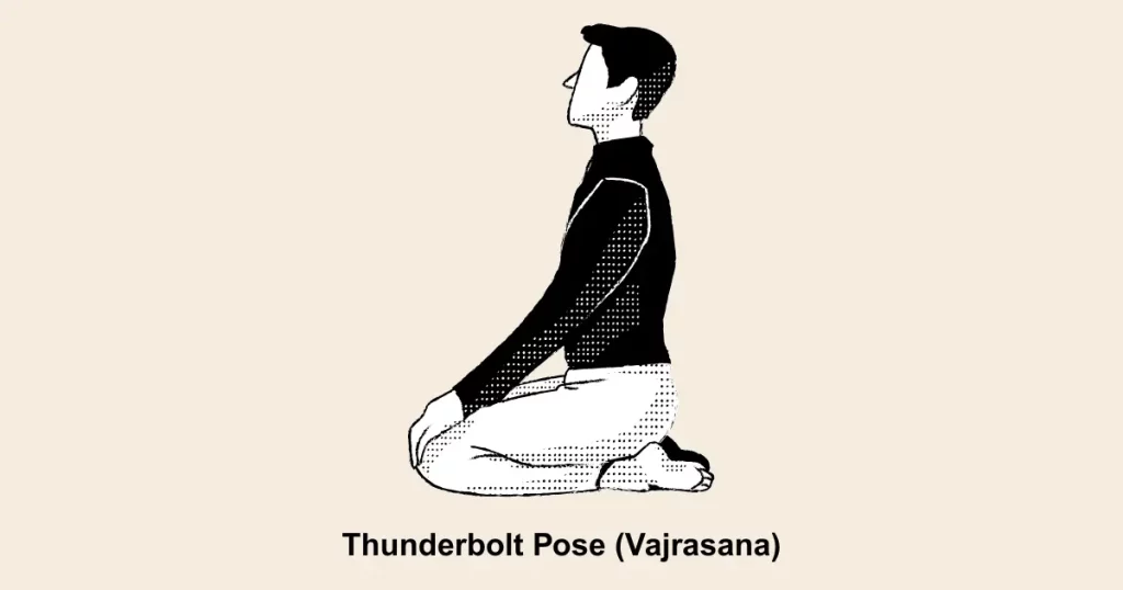 Thunderbolt Pose (Vajrasana)