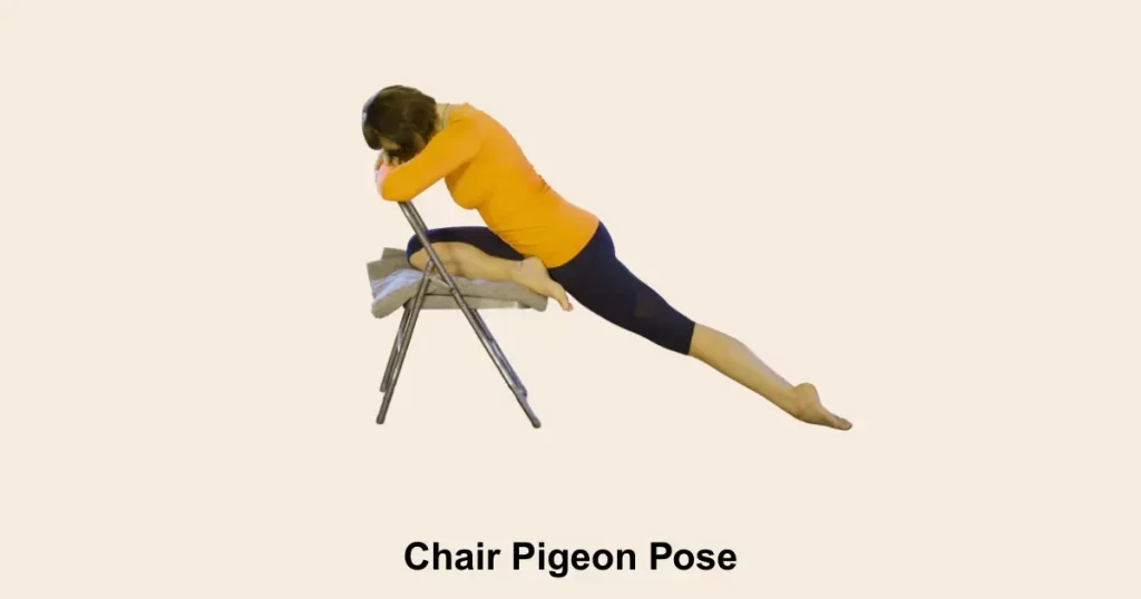Chair Pigeon Pose