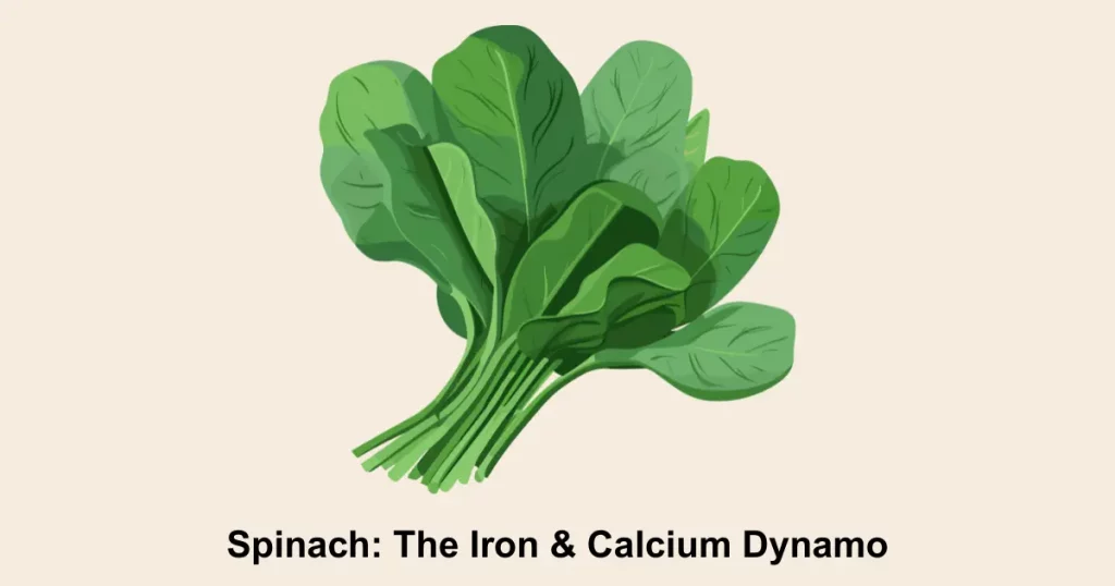 Spinach The Iron & Calcium Dynamo